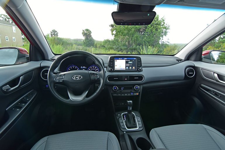 2019 hyundai kona ultimate dashboard