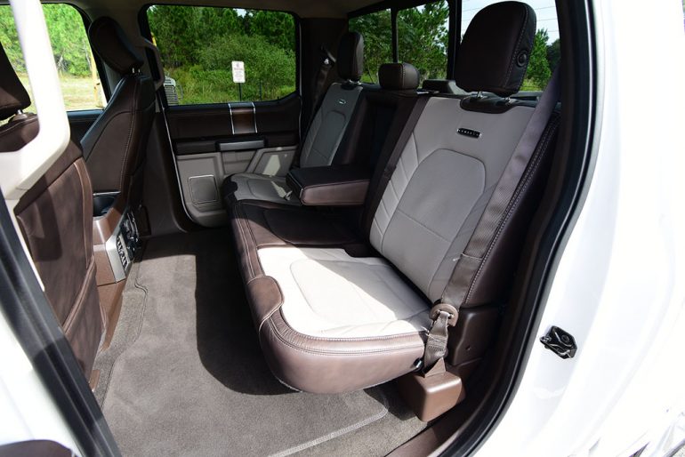 2019 ford f-150 limited back seats