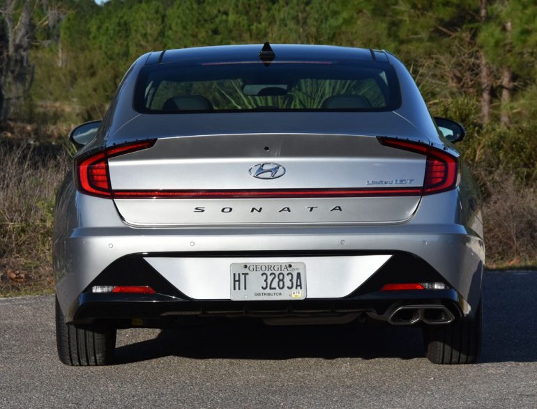 2020 hyundai sonata limited back