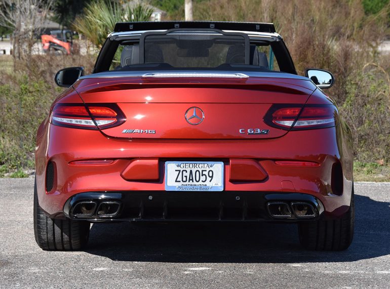 2020 mercedes-amg c63 s cabriolet back