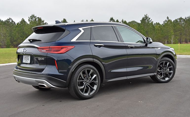 2020 infiniti qx50 autograph side