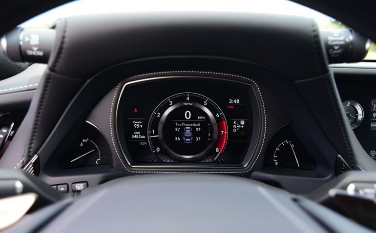 2020 lexus ls 500 digital gauge cluster
