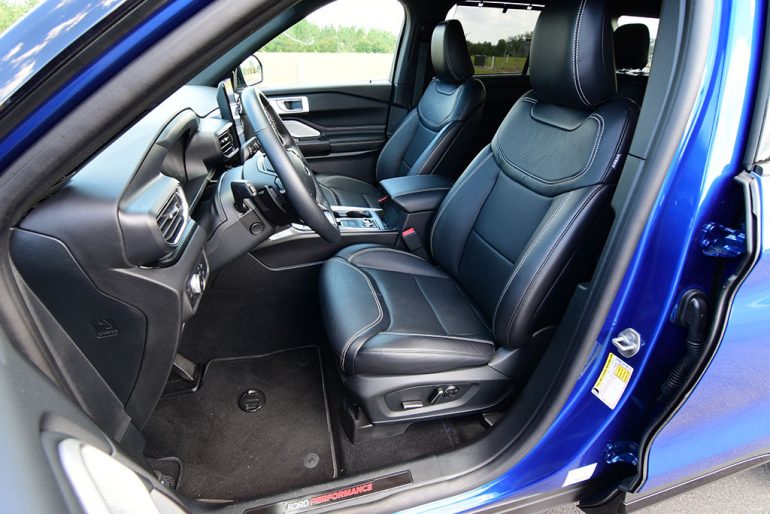 2020 ford explorer st front seats