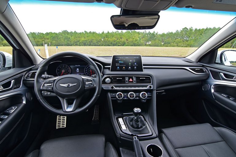 2020 genesis g70 sport manual front dashboard