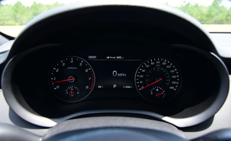 2020 kia stinger gt drivers gauge cluster