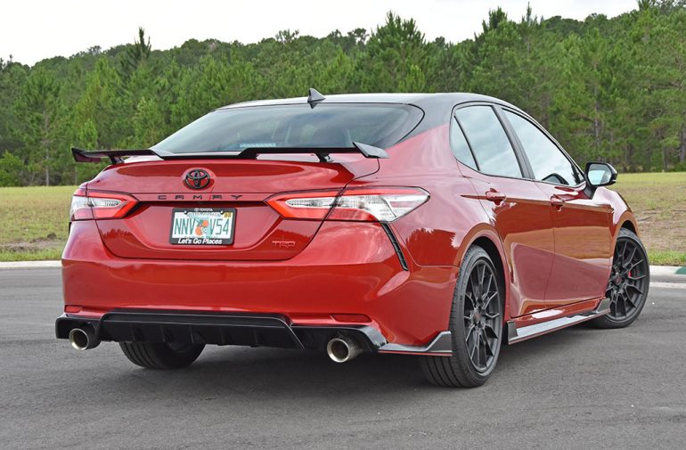 2020 toyota camry trd back