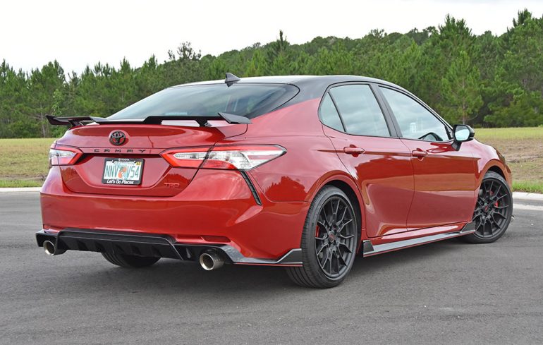 2020 toyota camry trd back