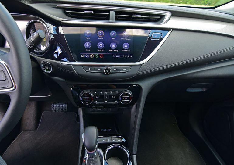 2020 buick encore gx infotainment screen