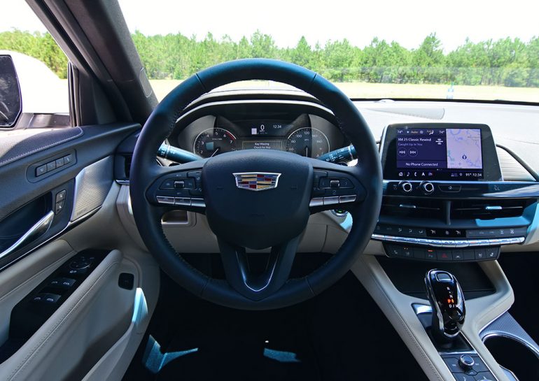 2020 cadillac ct4 steering wheel
