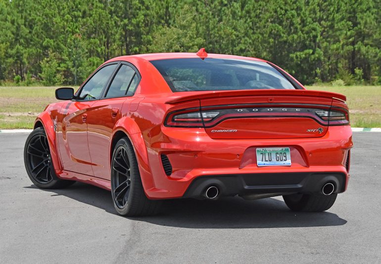 2020 dodge charger srt hellcat widebody rear