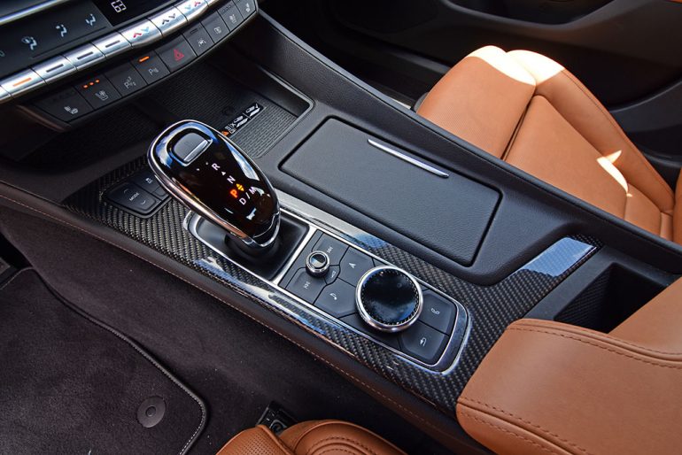 2020 cadillac ct5-v shifter