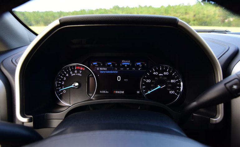 2020 ford f-250 super duty 7.3 V8 gasoline lariat gauges
