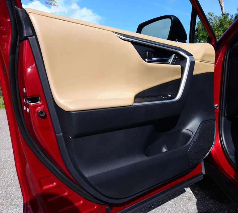 2020 toyota rav4 hybrid limited door trim