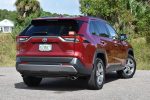 2020 toyota rav4 hybrid limited rear angle