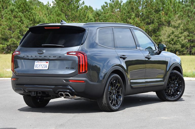 2021 kia telluride nightfall back