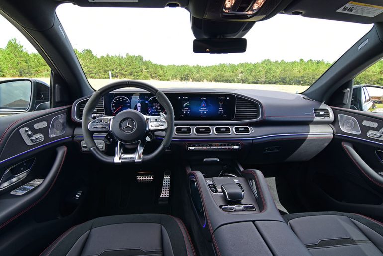 2021 mercedes-amg gle 53 coupe dashboard