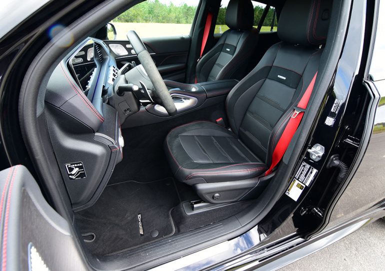 2021 mercedes-amg gle 53 coupe front seats