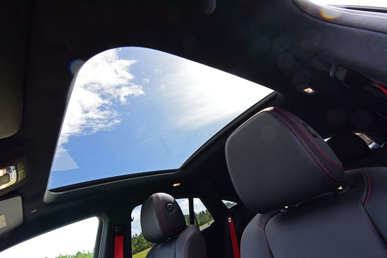2021 mercedes-amg gle 53 coupe glass sunroof