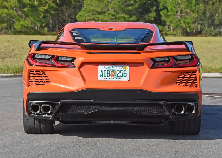 2020 chevrolet corvette c8 stingray rear