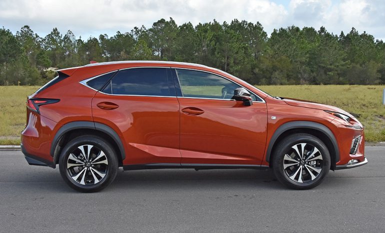 2020 lexus nx 300 f sport side