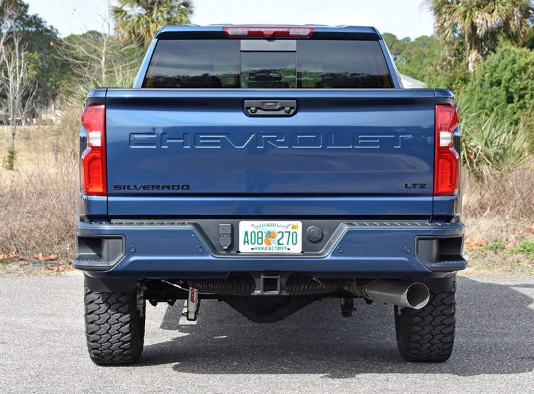 2021 chevrolet silverado 2500HD diesel rear