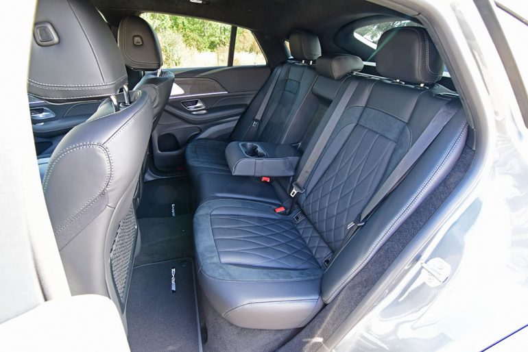 2021 mercedes-amg gle 63s coupe rear seats