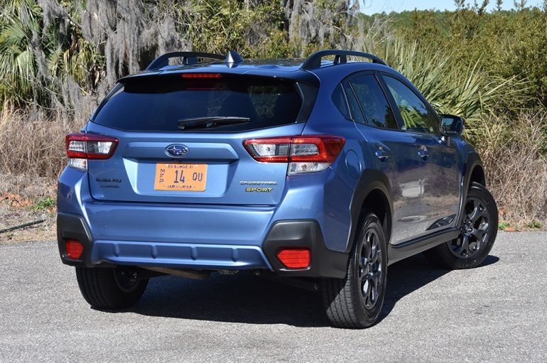 2021 subaru crosstrek sport rear