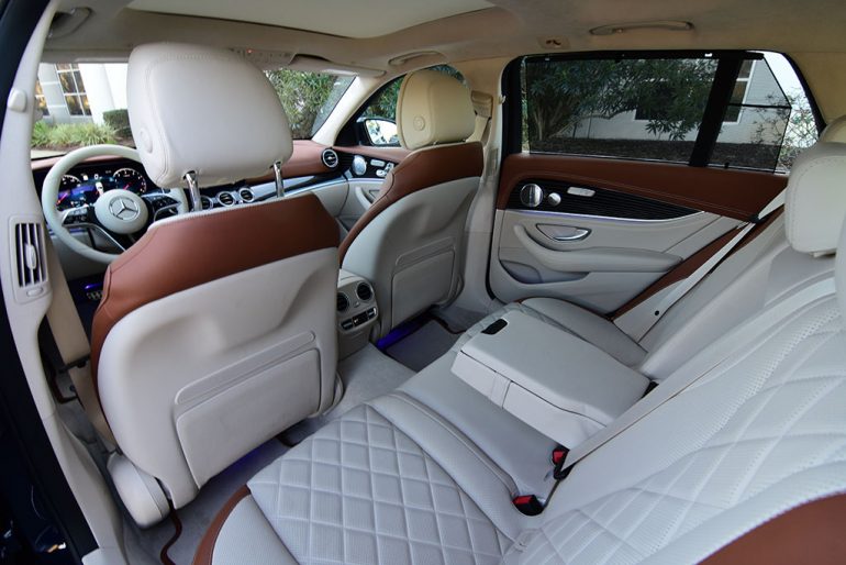 2021 mercedes-benz e450 all-terrain wagon rear cabin