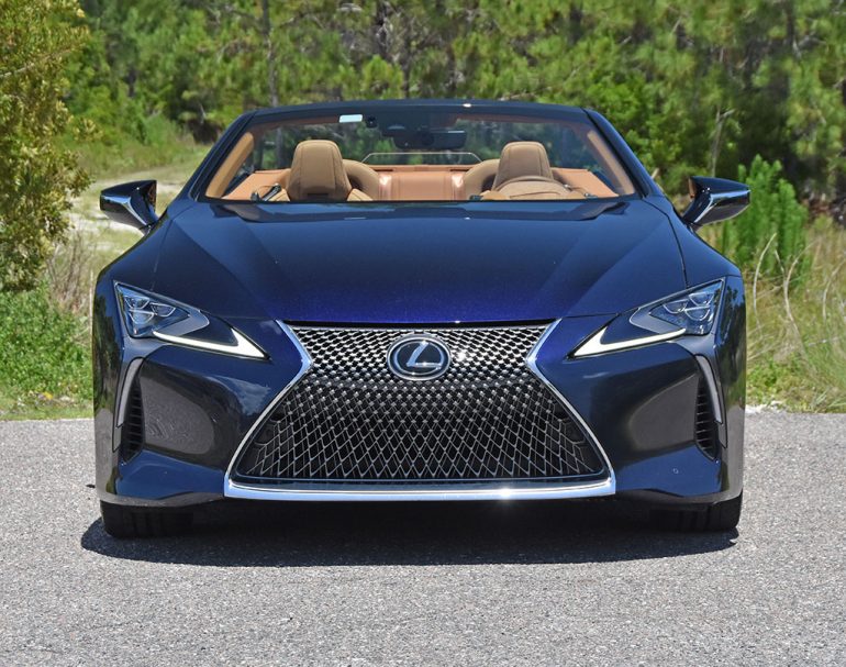 2021 lexus lc 500 convertible front