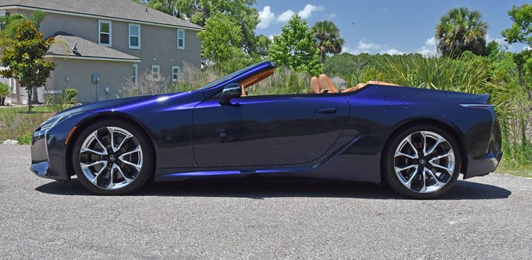 2021 lexus lc 500 convertible side