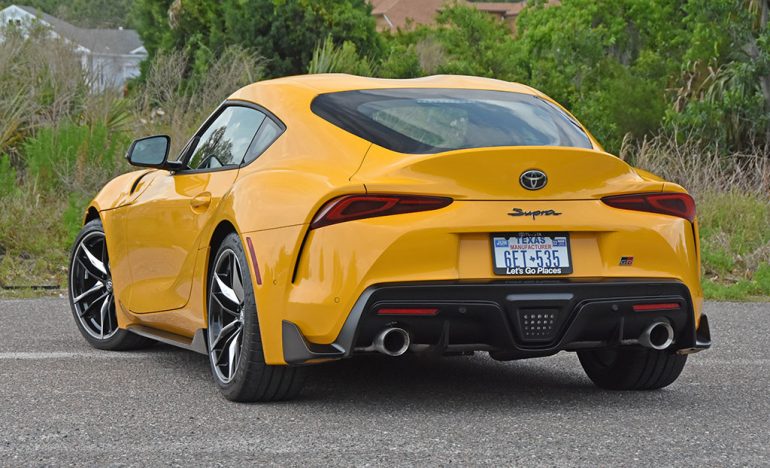 2021 toyota gr supra 3.0 premium rear