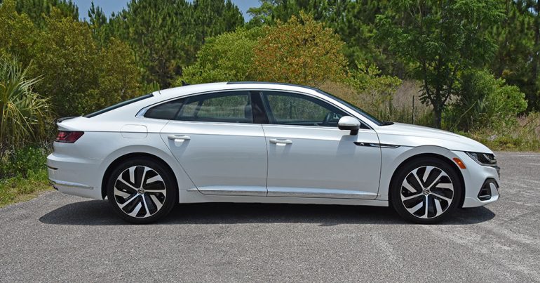 2021 vw arteon sel r line side