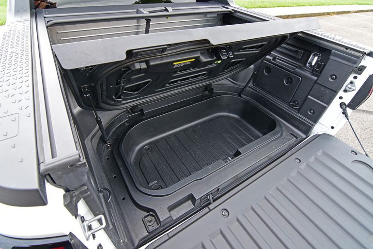 2022 hyundai santa cruz limited truck bed trunk storage