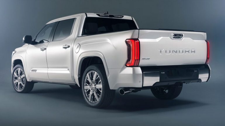 2022 toyota tundra capstone rear