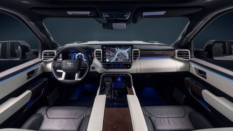 2022 toyota tundra capstone dashboard