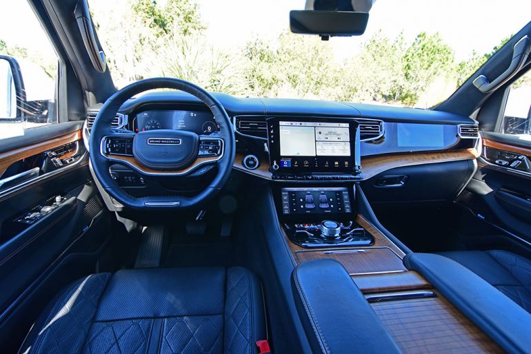 2022 jeep grand wagoneer series 3 dashboard