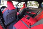 2022 lexus nx 350 f sport awd interior rear