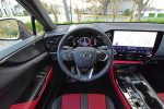 2022 lexus nx 350 f sport awd steering wheel