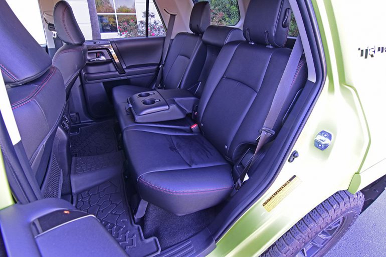 2022 toyota 4runner trd pro back seats