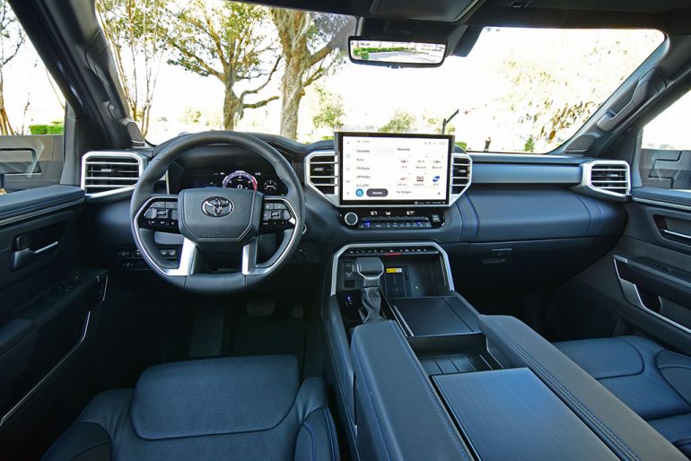 2022 toyota tundra platinum 4x4 dashboard