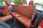 2022 bmw m4 competition convertible rear seats