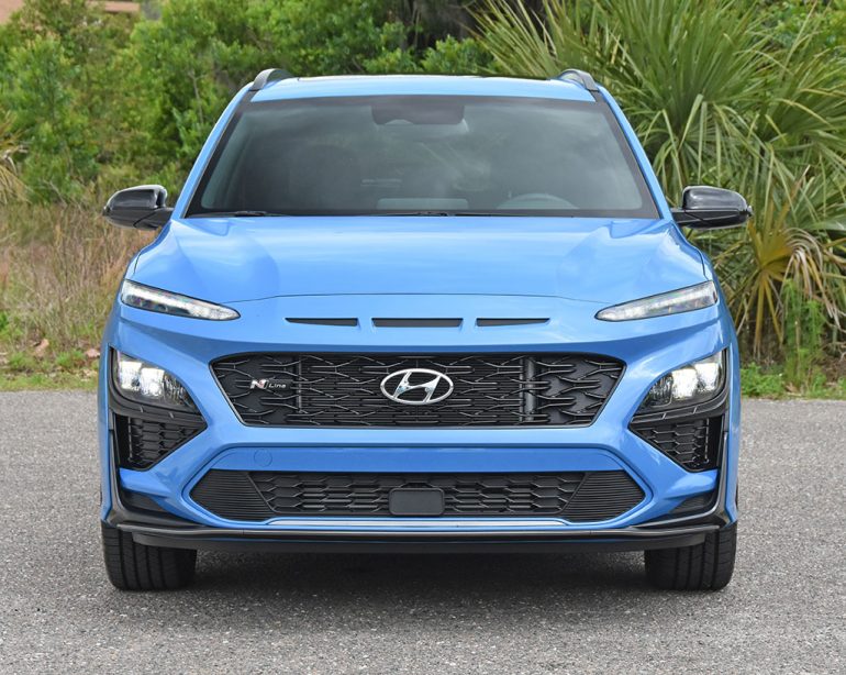 2022 hyundai kona n line front