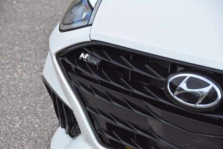 2022 hyundai sonata n line grille badge