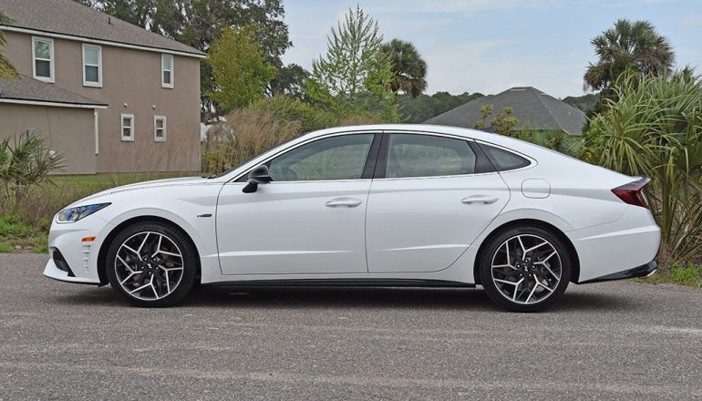 2022 hyundai sonata n line side