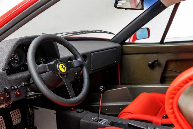 1990 ferrari f40 interior