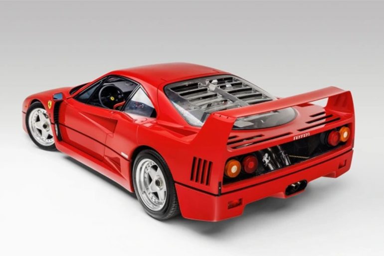 1990 ferrari f40 rear