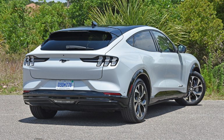 2021 ford mustang mach-e rear