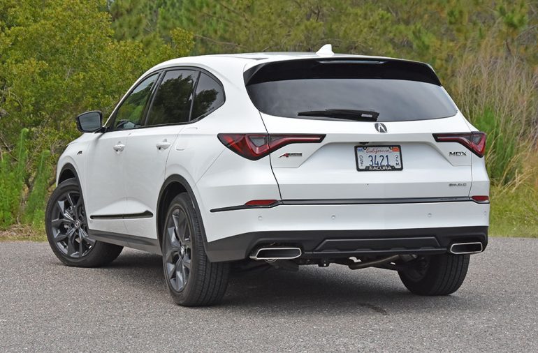 2022 acura mdx a-spec rear