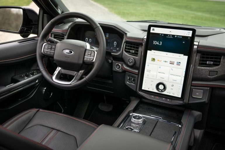 2022 ford expedition portrait touchscreen