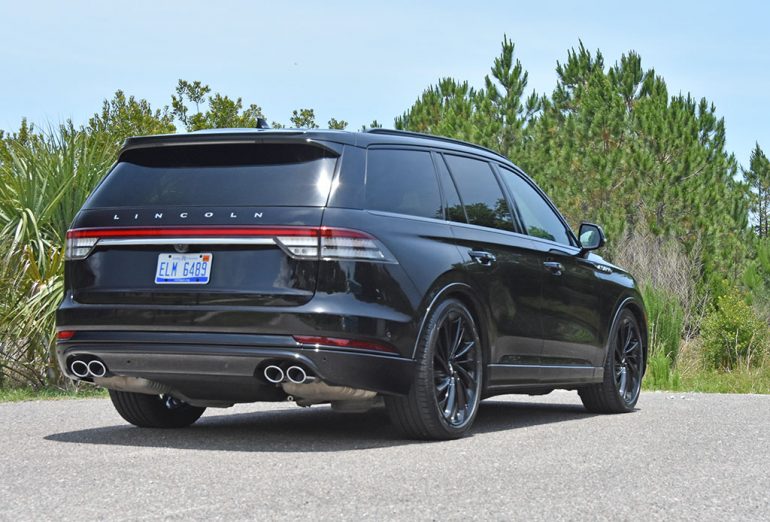 2022 lincoln aviator reserve rear